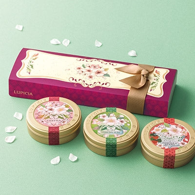 SAKURA PETIT 3-TIN TEA BAG SET