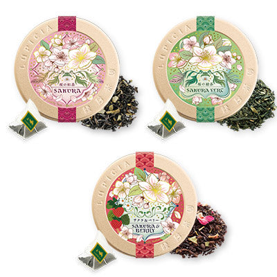 SAKURA PETIT 3-TIN TEA BAG SET