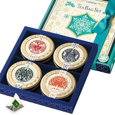 HOLIDAY PETIT 4-TIN TEA BAG SET