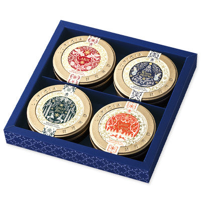 HOLIDAY PETIT 4-TIN TEA BAG SET